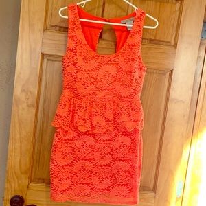 Coral Flying Tomato Dress